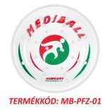 Mediball átlátszó ütőbelső piros-zöld mintával (01)