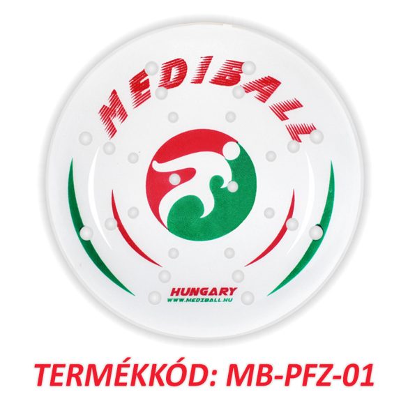 Mediball átlátszó ütőbelső piros-zöld mintával (01)