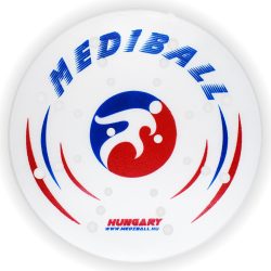 Mediball átlátszó ütőbelső piros-kék mintával (01)