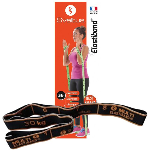 SVELTUS MULTI ELASTIBAND  + DOBOZ + POSZTER (30KG TEXTIL GUMISZALAG)