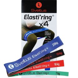   SVELTUS ELASTI'RING 4DB-OS SZETT + DOBOZ TEXTIL GUMIGYŰRŰK