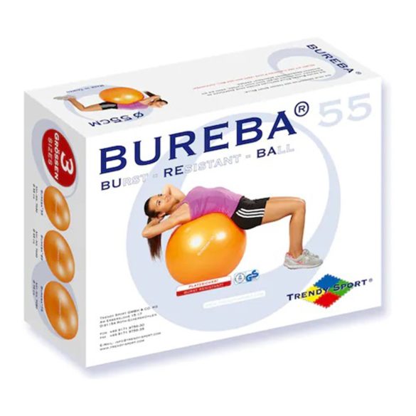 Bureba fitneszlabda 55cm - ezüst