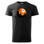 Halloween minta teliholddal - Férfi pamut póló