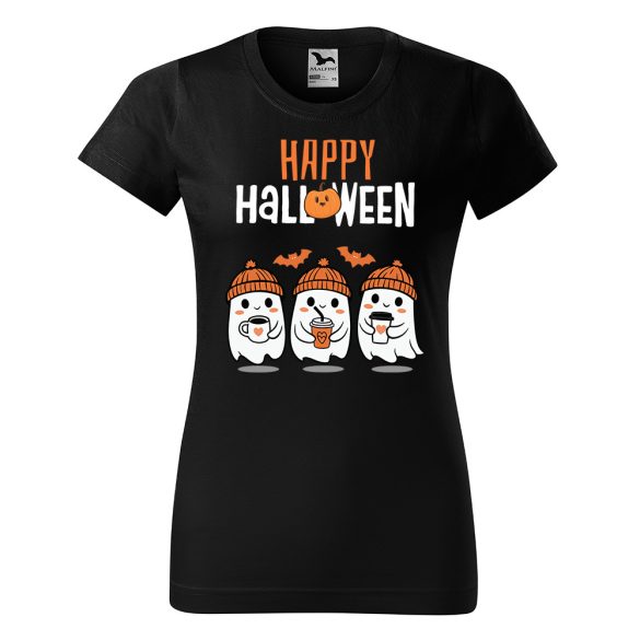 Happy Halloween - Női pamut póló