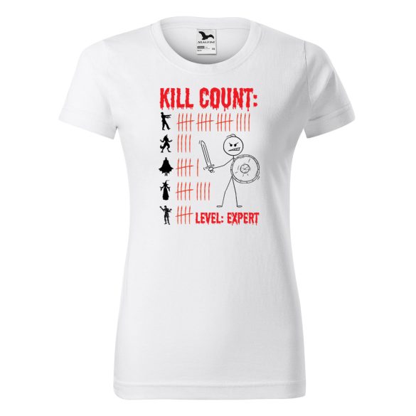 Kill count - Női pamut póló