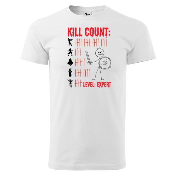 Kill count - Férfi pamut póló