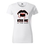Kiss me if you dare - Női pamut póló