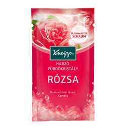 Rózsa habzó fürdőkristály 80g 