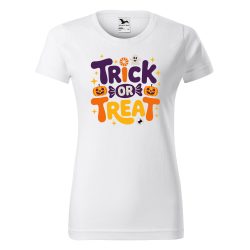 Trick or treat - Női pamut póló