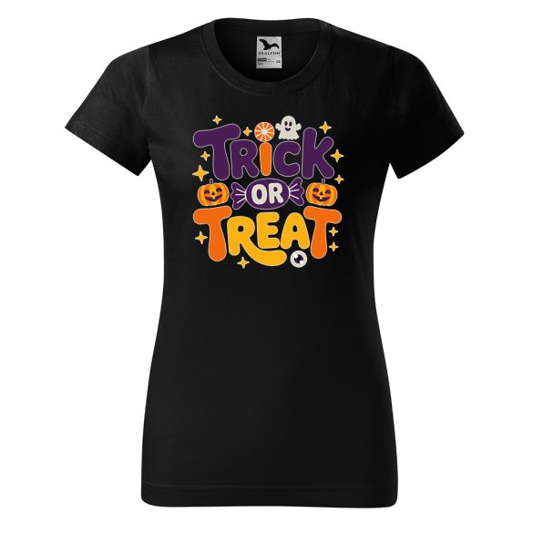 Trick or treat - Női pamut póló