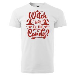 Witch way to the candy - Férfi pamut póló