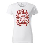 Witch way to the candy - Női pamut póló