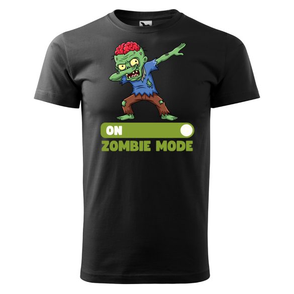 Zombie mode on - Férfi pamut póló